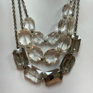 Fashion necklace,  adjustable length and lobster clasp.